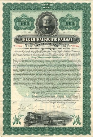 Central Pacific Railway Co. - Bond